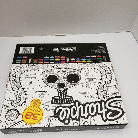 New Set Sharpie Limited Edition Metallic Fine Point Permanent Markers Coloring - Picture 3 of 8